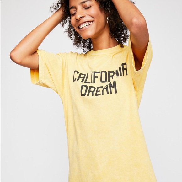 Free People Oversized California Dream Graphic Tee - Picture 7 of 7